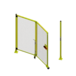 L.H.- R.H. Bi-Fold Out Hinge Gate Assy. (Drop Pin Slide Bolt)