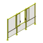 L.H.- R.H. Top Double Slide Gate Assy. (In Single Rail)