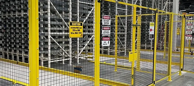 ROBO FENCE® Machine Guards in client facility